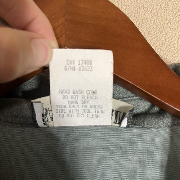 Saint Germain Petite Size Large Sage Green Shirt Studded Button Up Made In USA - Picture 4 of 7